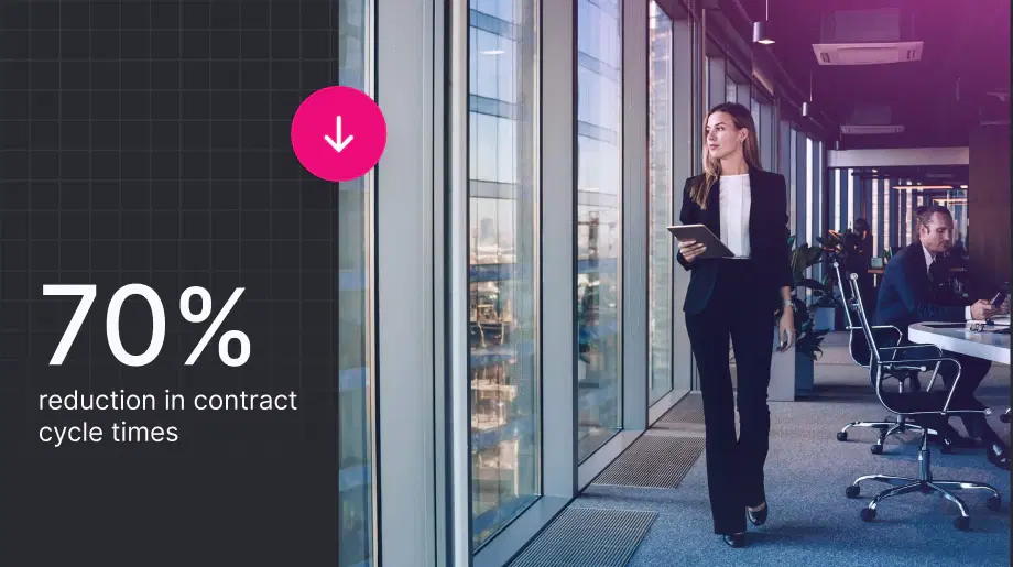 75% lower contract review time
